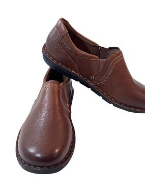 Clarks Jannie Barrie Leather Slip On Loafers Womens Size 6.5 New